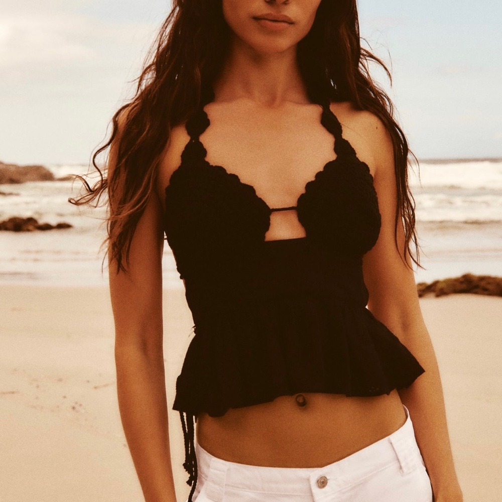 Zara crochet top